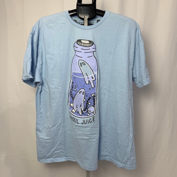 Hot Topic Other - Hot Topic Ghoul Juice Blue Graphic T Shirt Threadless Design 2XL